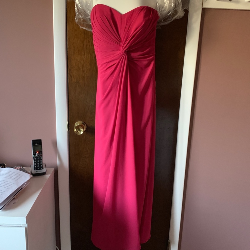 Bill Levkoff pink dress